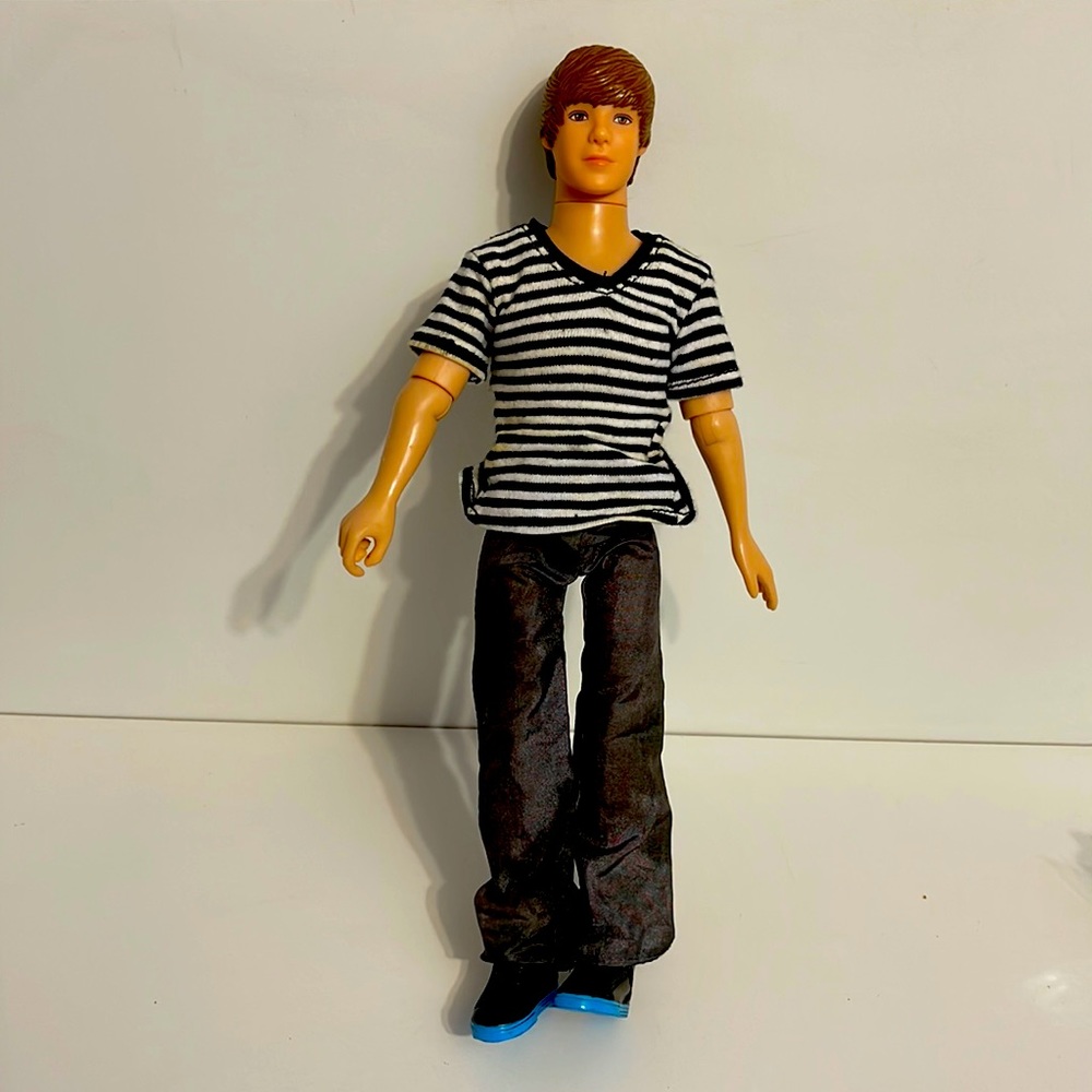Justin Bieber Figure Doll With Microphone